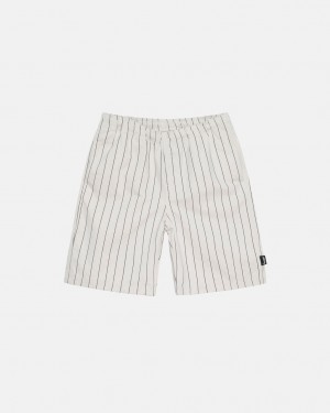 Beige Women's Stussy Brushed Beach Shorts Bangkok | Thailand QSS-3654