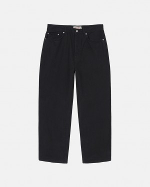 Black Men's Stussy Big Ol' Jean Overdyed Pants Bangkok | Thailand YYK-9195