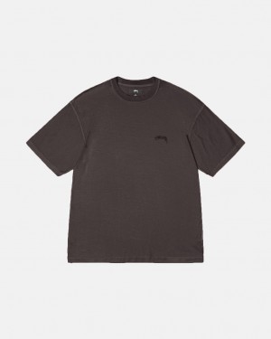 Black Men's Stussy Lazy Tees Bangkok | Thailand TCD-7416