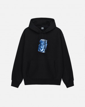 Black Men's Stussy Soda Can Hoodie Bangkok | Thailand PCQ-8676