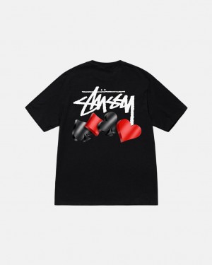 Black Men's Stussy Suits Tees Bangkok | Thailand USW-2848