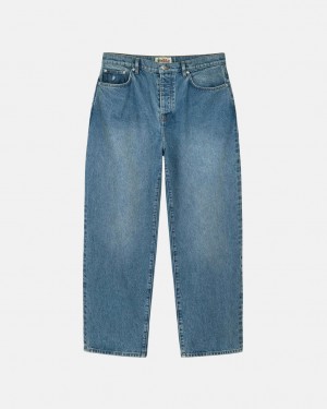 Blue Men's Stussy Big Ol' Jean Denim Bangkok | Thailand YHX-5701