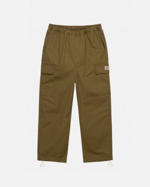 Brown Men's Stussy Beach Pant Ripstop Cargo Pants Bangkok | Thailand QEP-9201