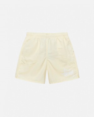 Cream Women's Stussy Big Basic Water Short Swimwear Bangkok | Thailand VNN-0749