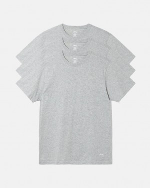 Grey Men's Stussy Stussy Undershirt Shirts Bangkok | Thailand GRQ-4848