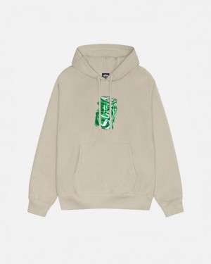 Khaki Women's Stussy Soda Can Hoodie Bangkok | Thailand EBR-8089