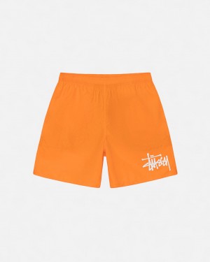 Orange Women's Stussy Water Short Big Basic Shorts Bangkok | Thailand OIN-7857