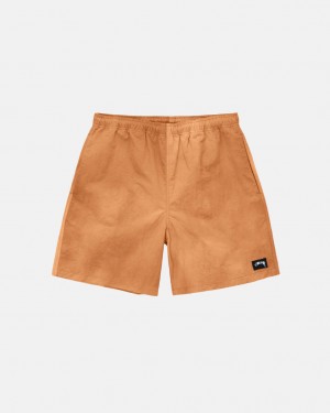 Orange Women's Stussy Wave Dye Nylon Shorts Bangkok | Thailand OHO-9745