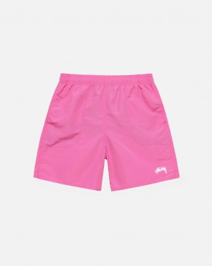 Pink Men's Stussy Stock Water Short Swimwear Bangkok | Thailand LPI-5273