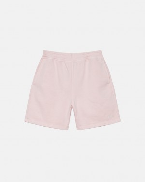 Pink Women's Stussy Overdyed Stock Logo Shorts Bangkok | Thailand EEZ-0075