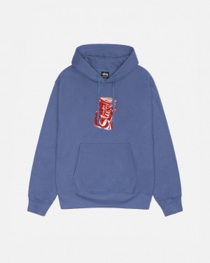 Royal Blue Men's Stussy Soda Can Hoodie Bangkok | Thailand OMQ-9554