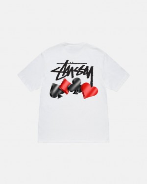 White Women's Stussy Suits Tees Bangkok | Thailand KND-9173