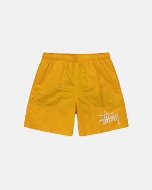 Yellow Men's Stussy Big Basic Water Short Swimwear Bangkok | Thailand AMW-2287