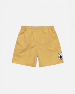 Yellow Men's Stussy Surfman Patch Water Short Swimwear Bangkok | Thailand TNW-7691