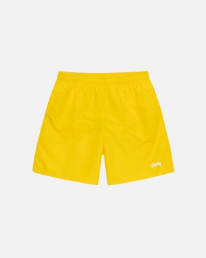 Yellow Women's Stussy Water Short Stock Shorts Bangkok | Thailand VZP-4696