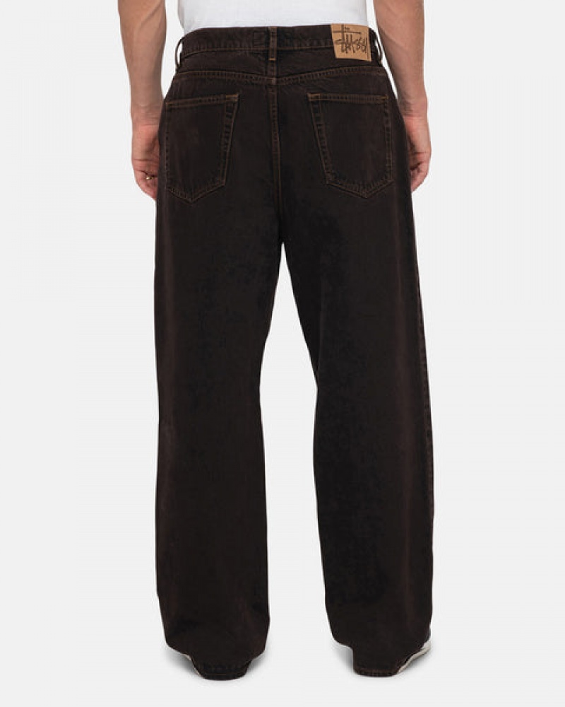 Black Men's Stussy Big Ol' Jean Denim Pants Bangkok | Thailand YNB-3032