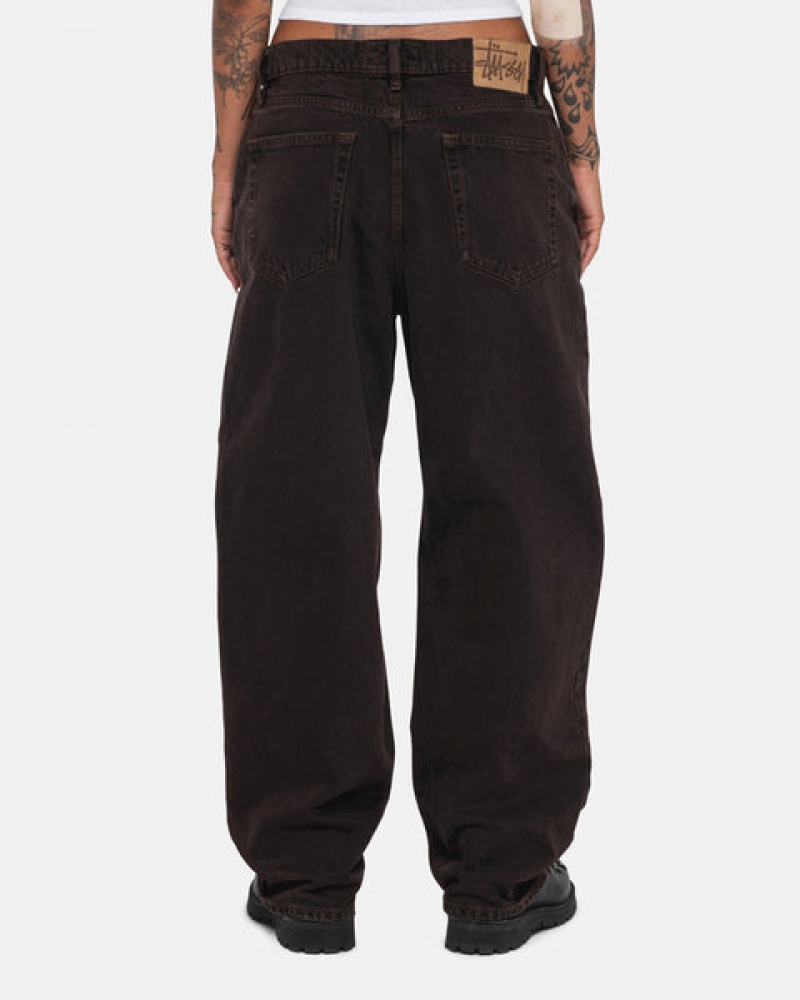 Black Men's Stussy Big Ol' Jean Denim Pants Bangkok | Thailand YNB-3032