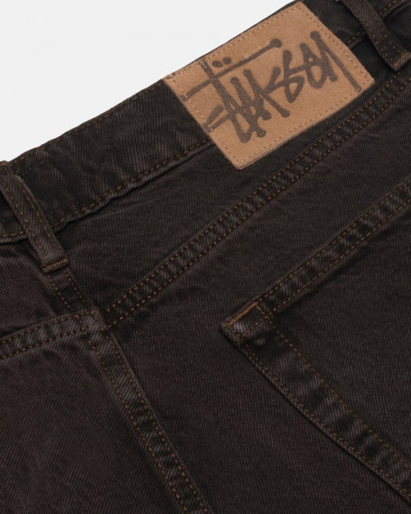 Black Men's Stussy Big Ol' Jean Denim Pants Bangkok | Thailand YNB-3032