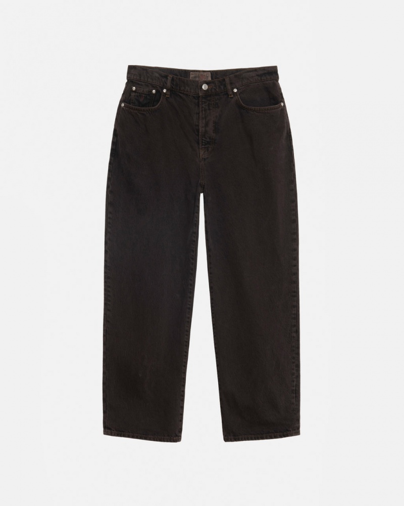 Black Men\'s Stussy Big Ol\' Jean Denim Pants Bangkok | Thailand YNB-3032