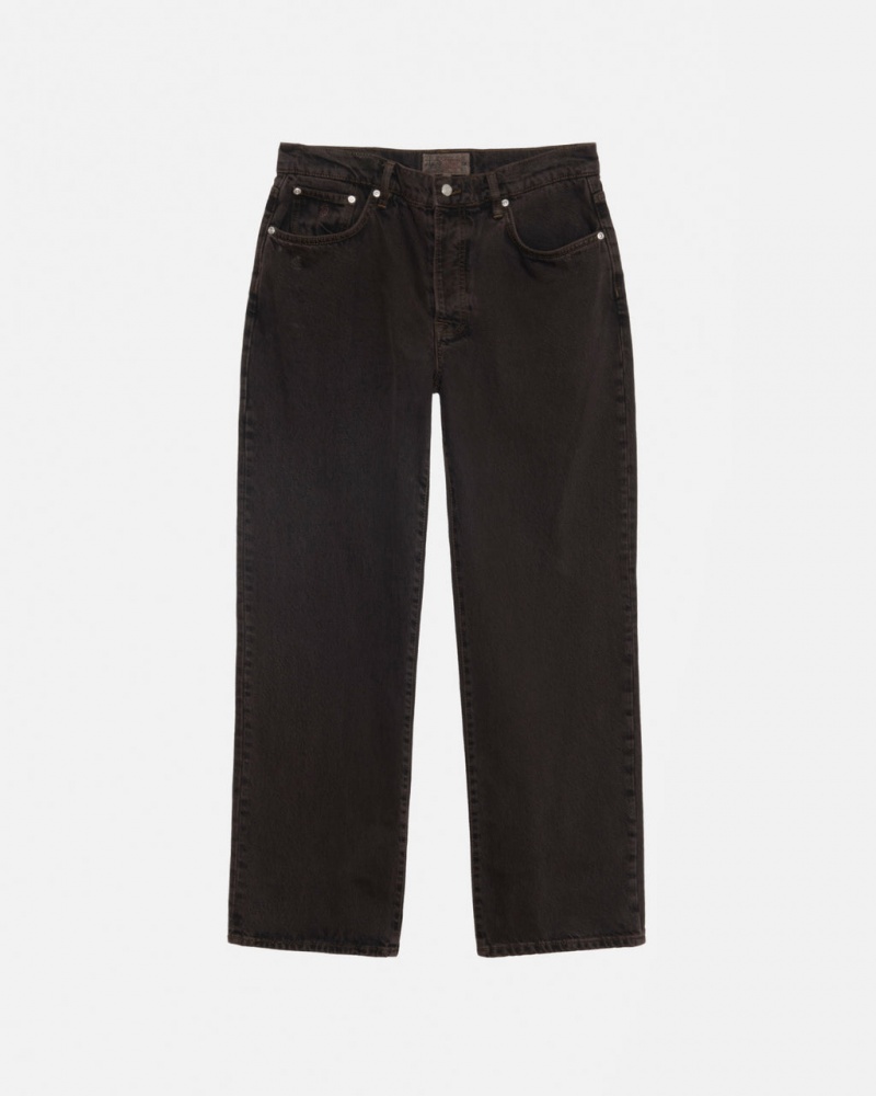 Black Men\'s Stussy Classic Jean Denim Pants Bangkok | Thailand QXK-0654