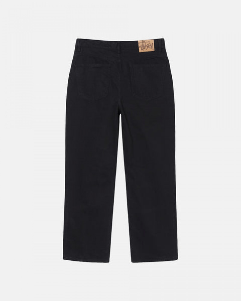 Black Men's Stussy Classic Jean Overdyed Denim Bangkok | Thailand XWE-4993