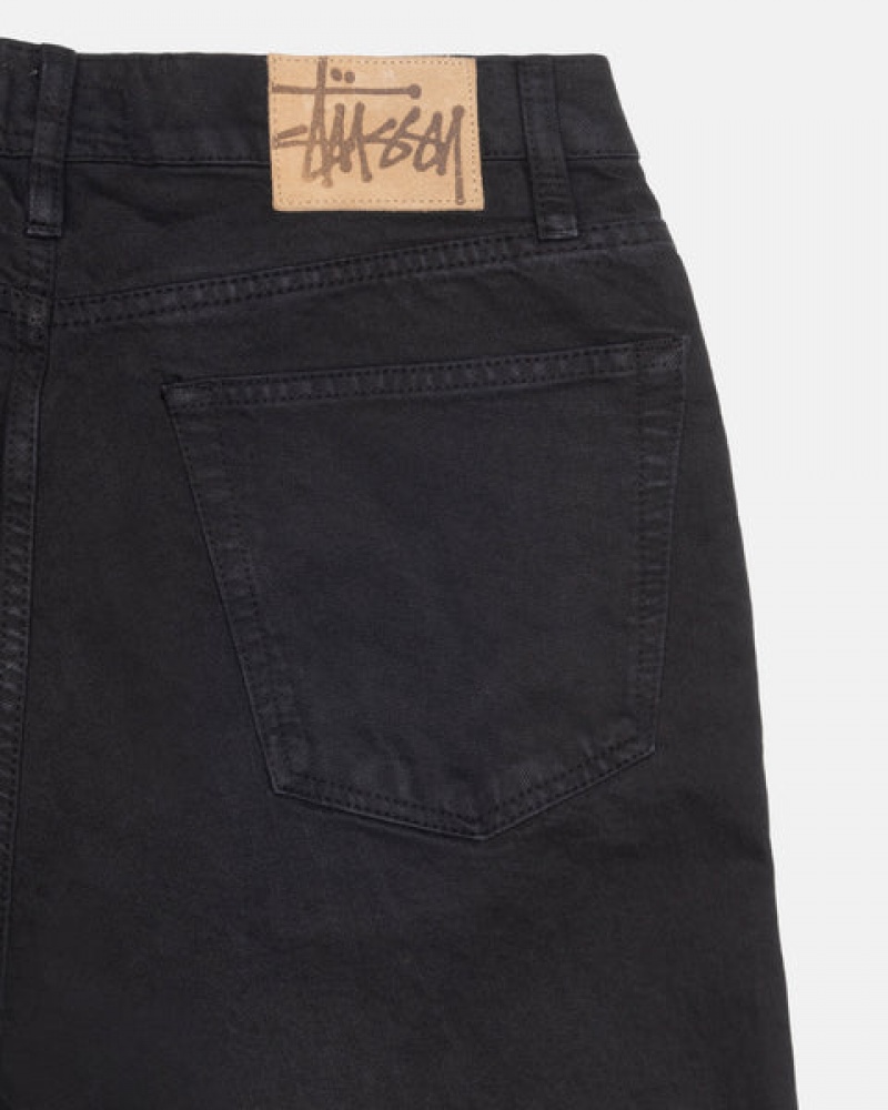 Black Men's Stussy Classic Jean Overdyed Denim Bangkok | Thailand XWE-4993