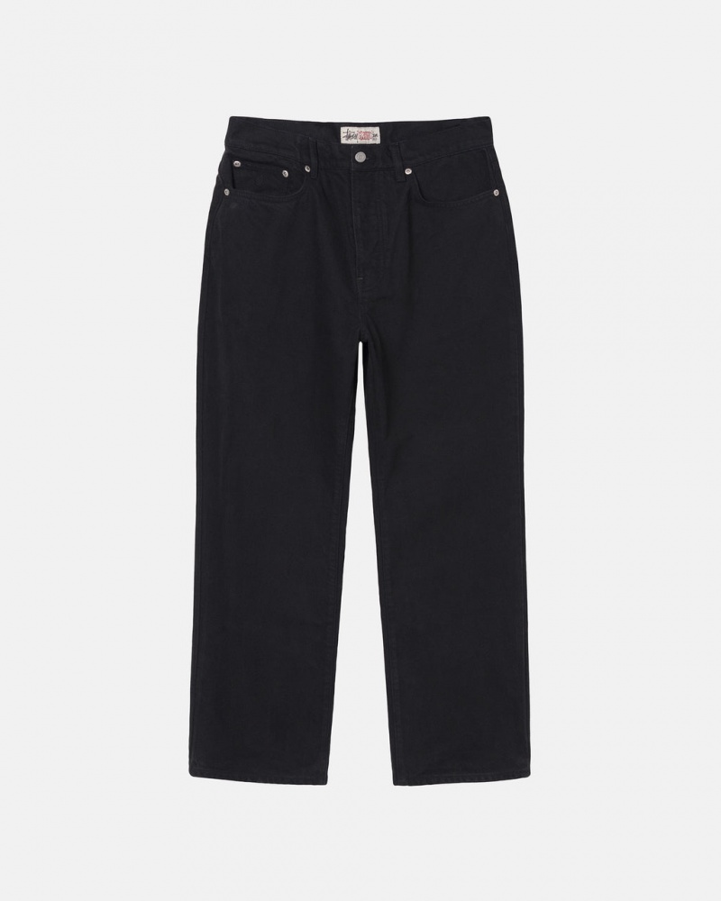 Black Men\'s Stussy Classic Jean Overdyed Denim Bangkok | Thailand XWE-4993