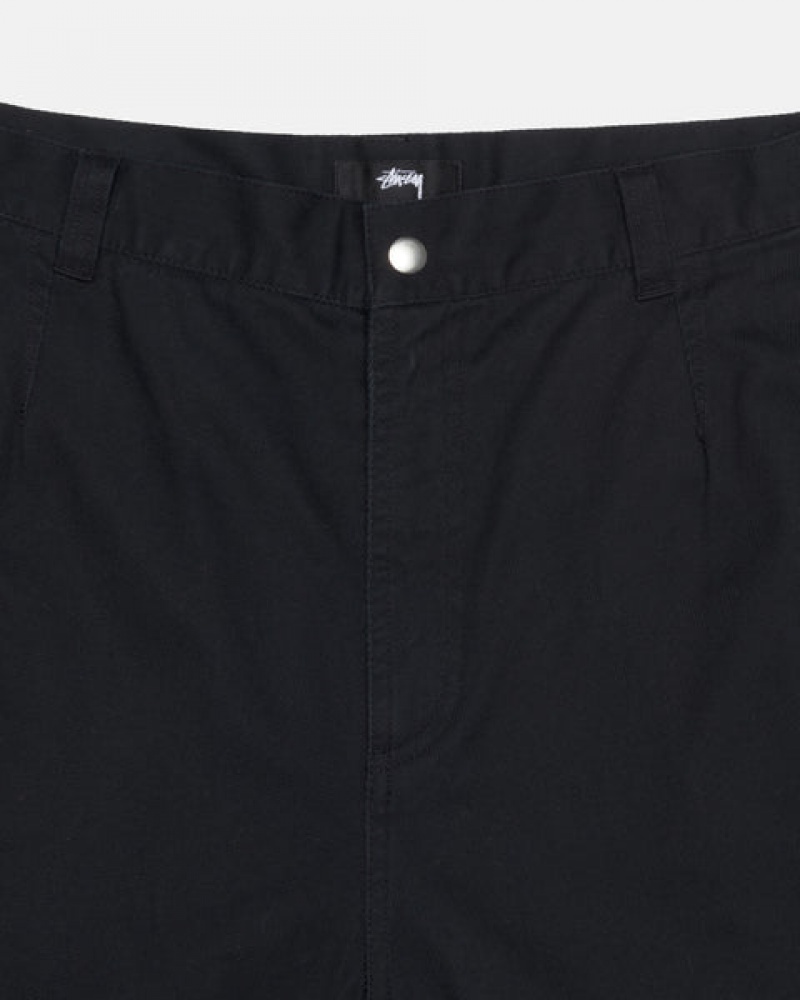 Black Men's Stussy Workgear Trouser Twill Pants Bangkok | Thailand CCY-6853