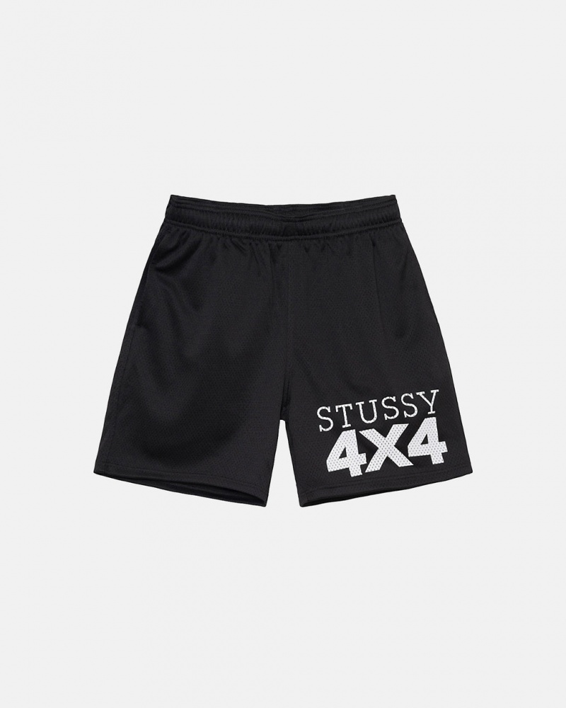 Black Women\'s Stussy 4X4 Mesh Shorts Bangkok | Thailand OAX-5868