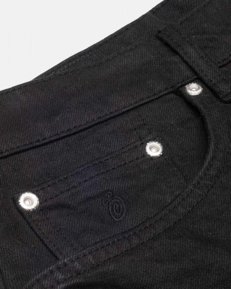 Black Women's Stussy Big Ol' Jean Overdyed Pants Bangkok | Thailand KTG-5392