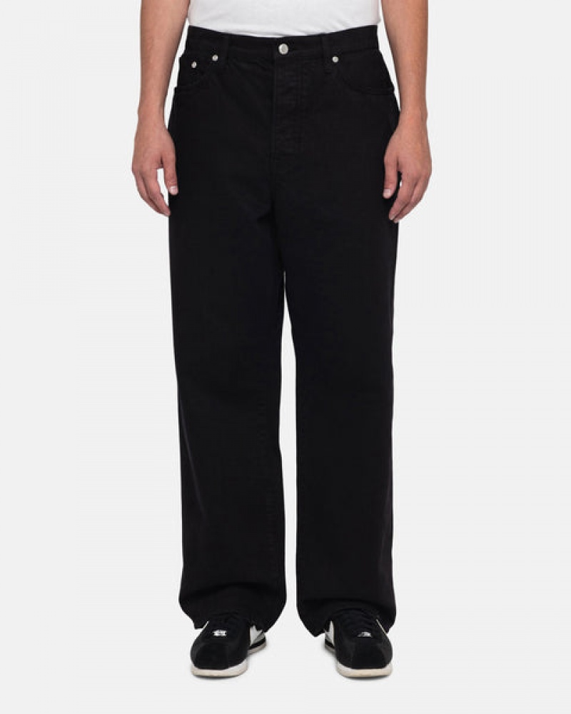 Black Women's Stussy Big Ol' Jean Overdyed Pants Bangkok | Thailand KTG-5392