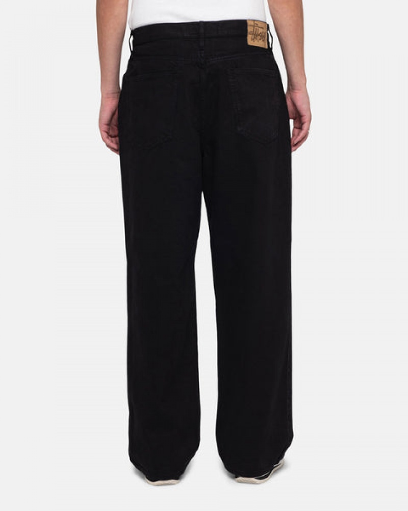 Black Women's Stussy Big Ol' Jean Overdyed Pants Bangkok | Thailand KTG-5392