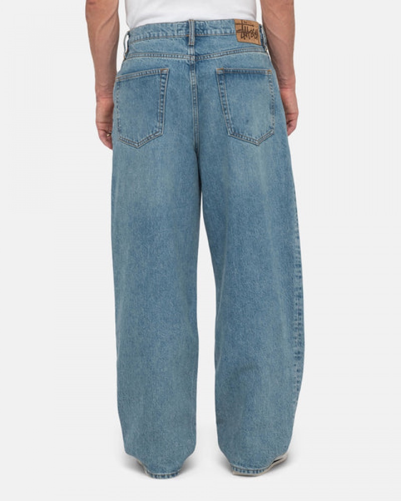 Blue Men's Stussy Big Ol' Jean Denim Pants Bangkok | Thailand JBK-6709