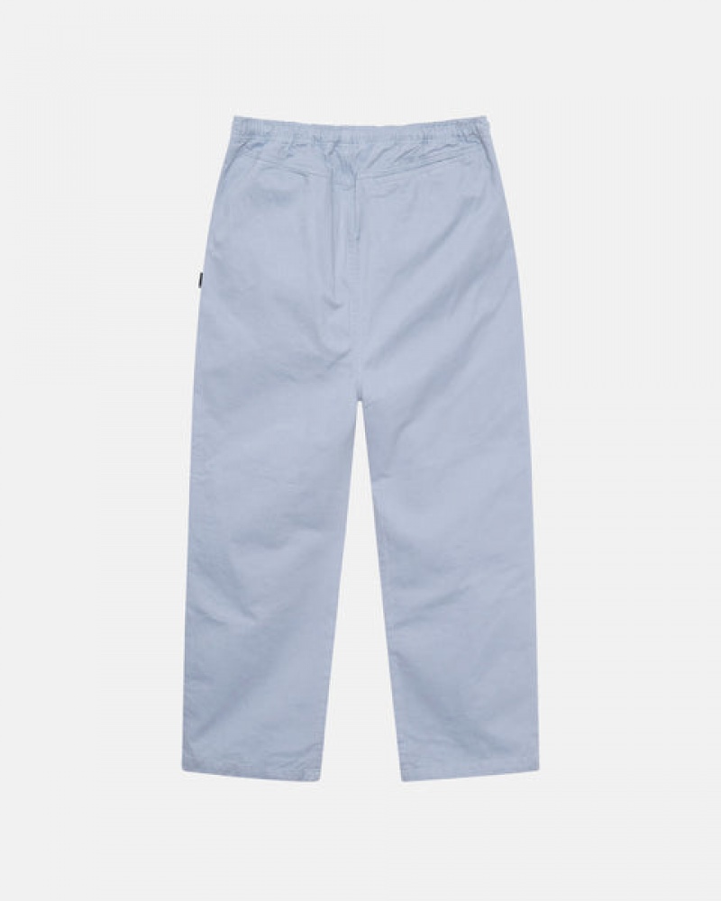 Blue Men's Stussy Brushed Beach Pants Bangkok | Thailand EZH-5501