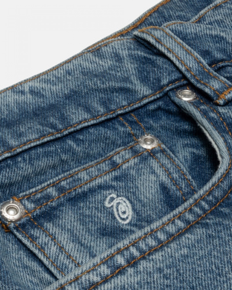 Blue Men's Stussy Classic Jean Denim Pants Bangkok | Thailand TKS-9884