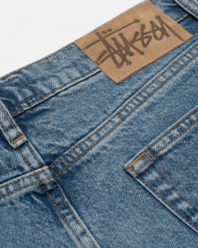 Blue Men's Stussy Classic Jean Denim Pants Bangkok | Thailand TKS-9884