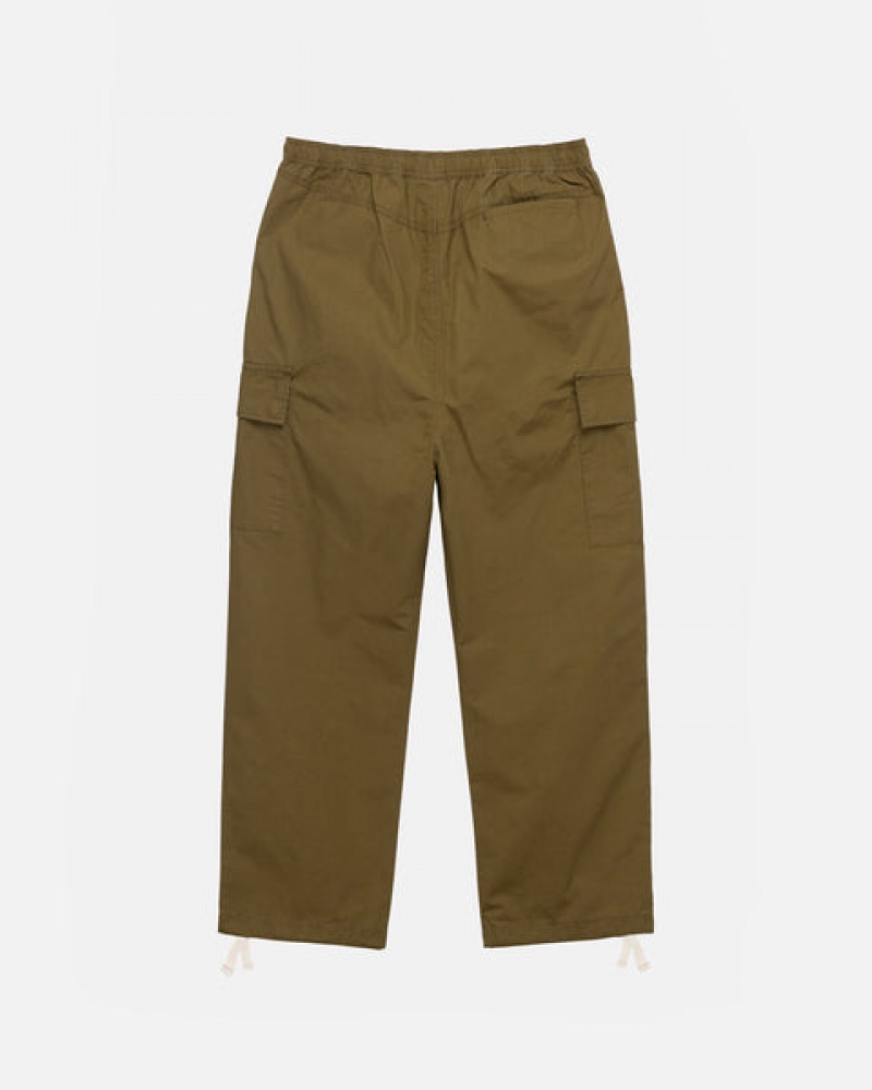 Brown Men's Stussy Beach Pant Ripstop Cargo Pants Bangkok | Thailand QEP-9201