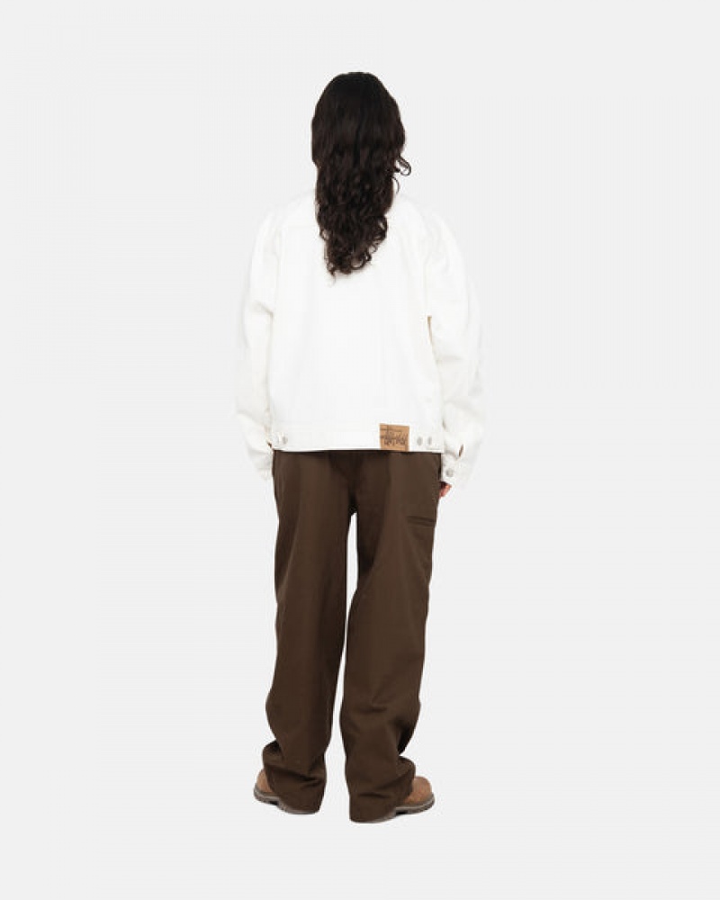 Brown Men's Stussy Workgear Trouser Twill Pants Bangkok | Thailand YGX-1180