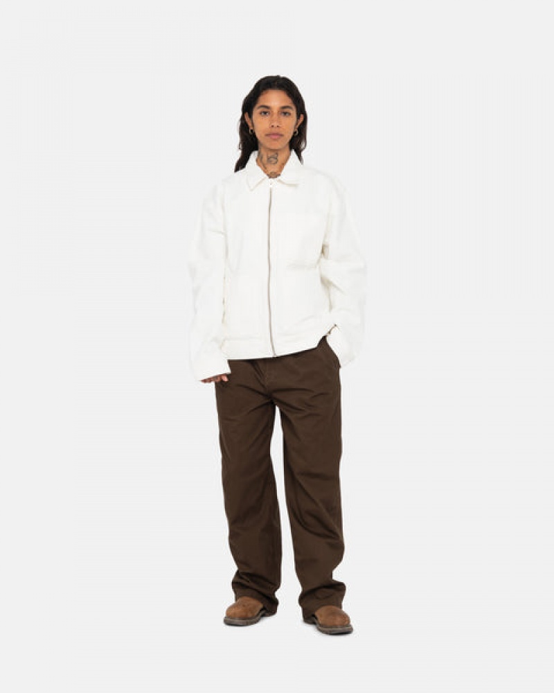 Brown Men's Stussy Workgear Trouser Twill Pants Bangkok | Thailand YGX-1180