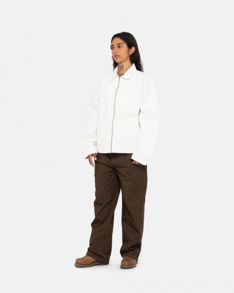 Brown Women's Stussy Workgear Trouser Twill Pants Bangkok | Thailand OVP-9584