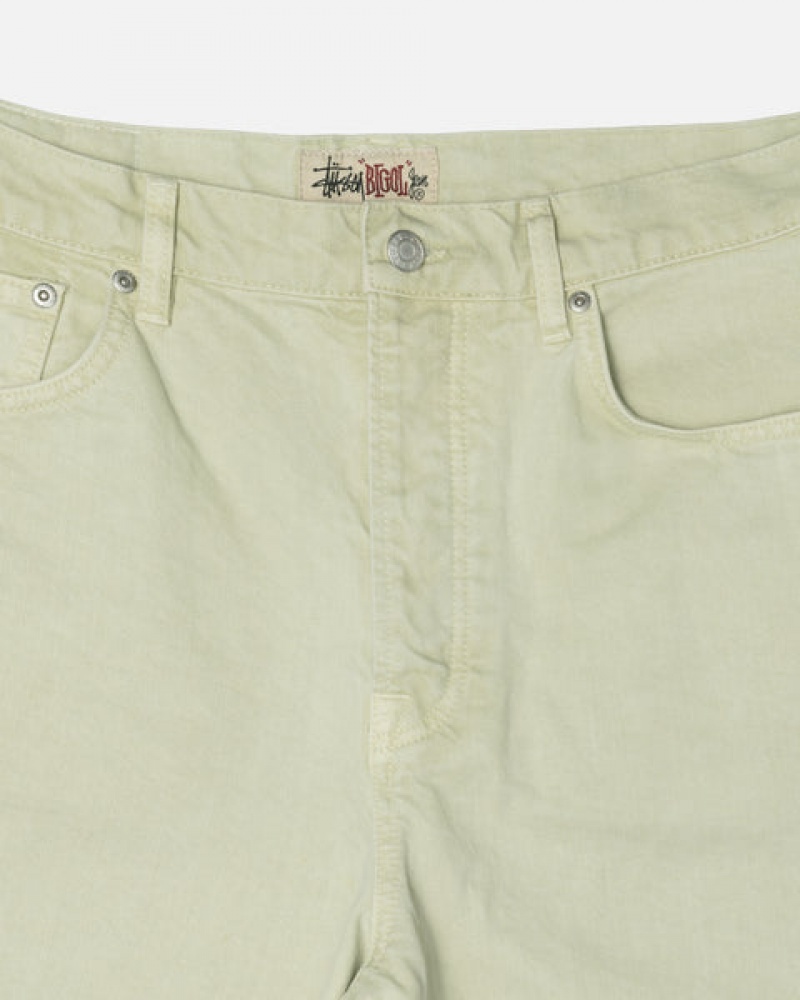 Cream Men's Stussy Double Dye Big 'Ol Jeans Pants Bangkok | Thailand ZIW-2433