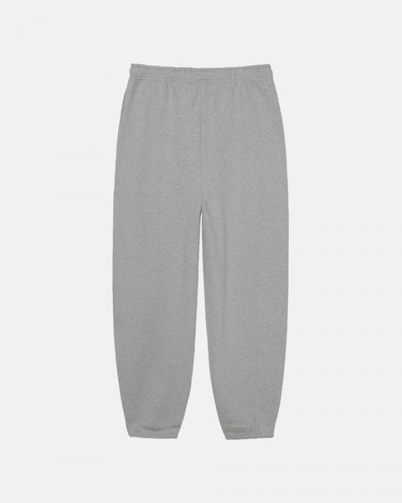 Dark Grey Men's Stussy Fleece Pant Sweatpants Bangkok | Thailand TFA-7075