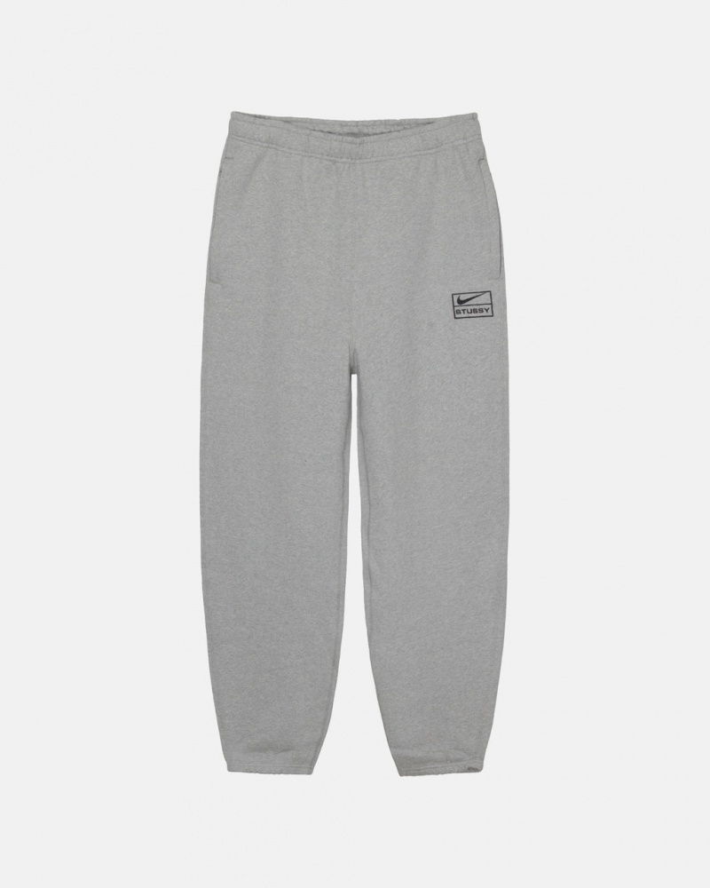 Dark Grey Men\'s Stussy Fleece Pant Sweatpants Bangkok | Thailand TFA-7075