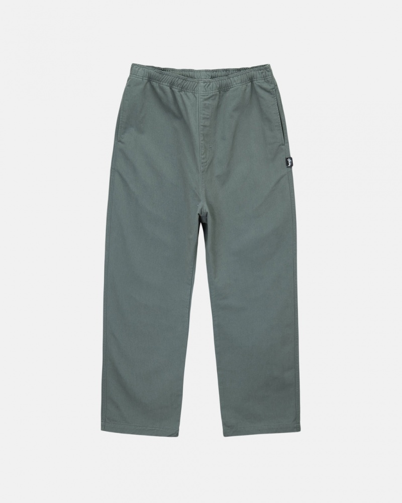 Green Women\'s Stussy Brushed Beach Pants Bangkok | Thailand PRU-5677