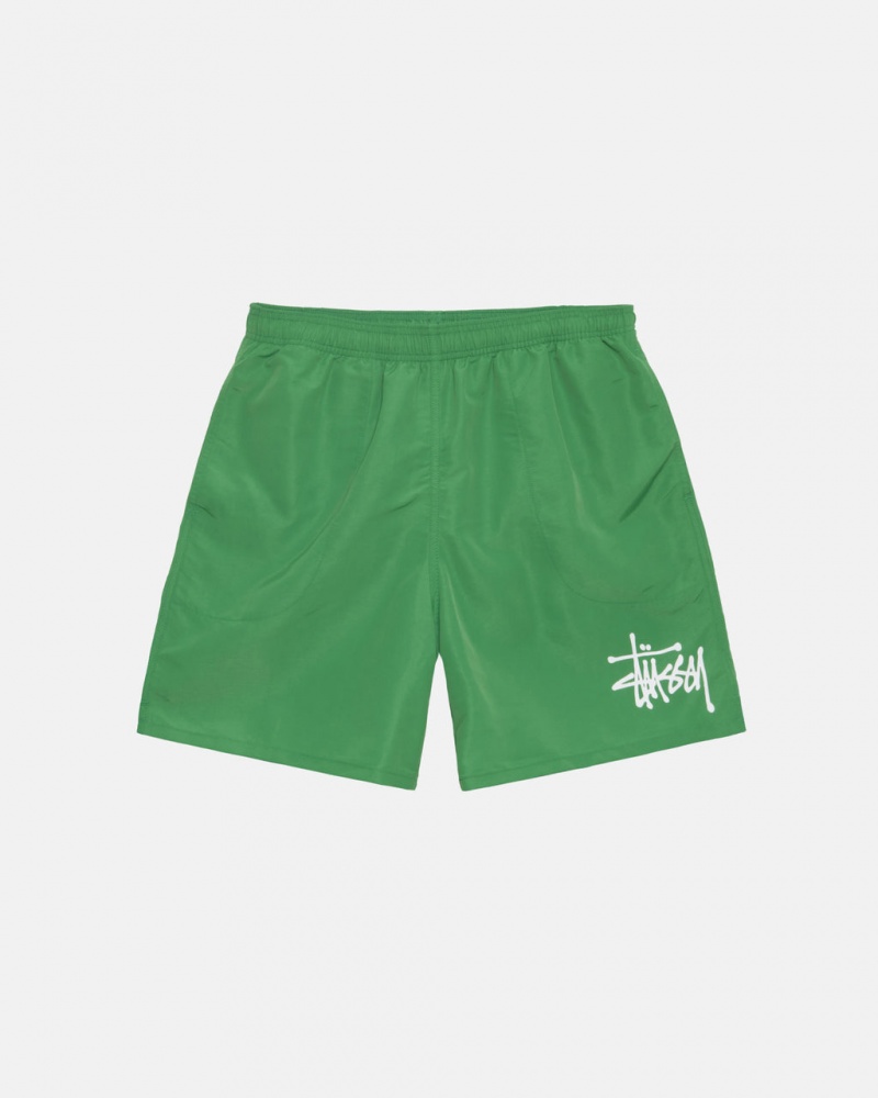 Green Women\'s Stussy Water Short Big Basic Shorts Bangkok | Thailand NUZ-6170