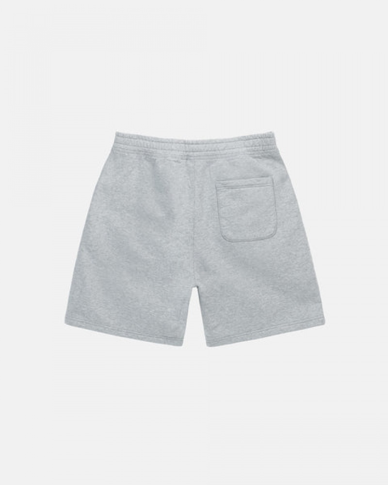 Grey Men's Stussy Stock Logo Sweat Short Sweatshorts Bangkok | Thailand BQW-2881