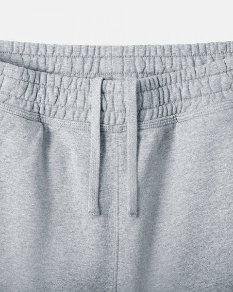 Grey Men's Stussy Stock Logo Sweat Short Sweatshorts Bangkok | Thailand BQW-2881