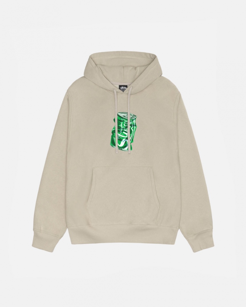 Khaki Men\'s Stussy Soda Can Hoodie Bangkok | Thailand KNS-3020