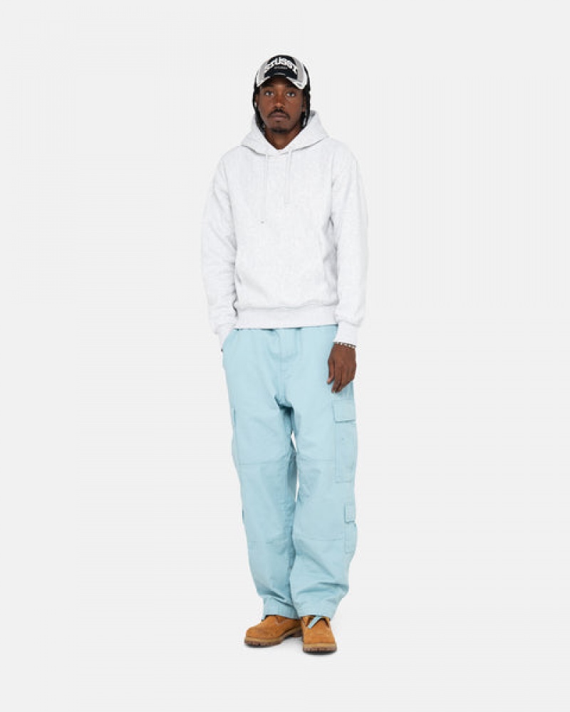 Light Blue Men's Stussy Surplus Cargo Ripstop Pants Bangkok | Thailand IVS-0037