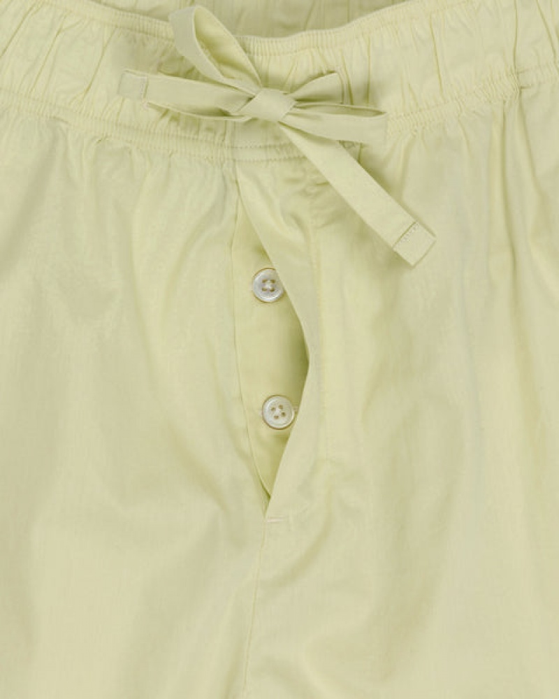 Light Green Women's Stussy Tekla Poplin Pyjama Shorts Bangkok | Thailand RVC-3108